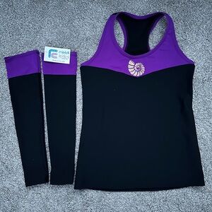 Ursula Sea Witch Rock City Athletic Tank Top and Sleeves